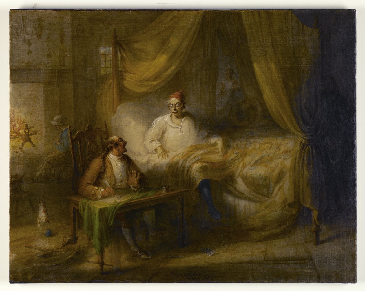 Le testament de Wolfert, 1856 - John Quidor