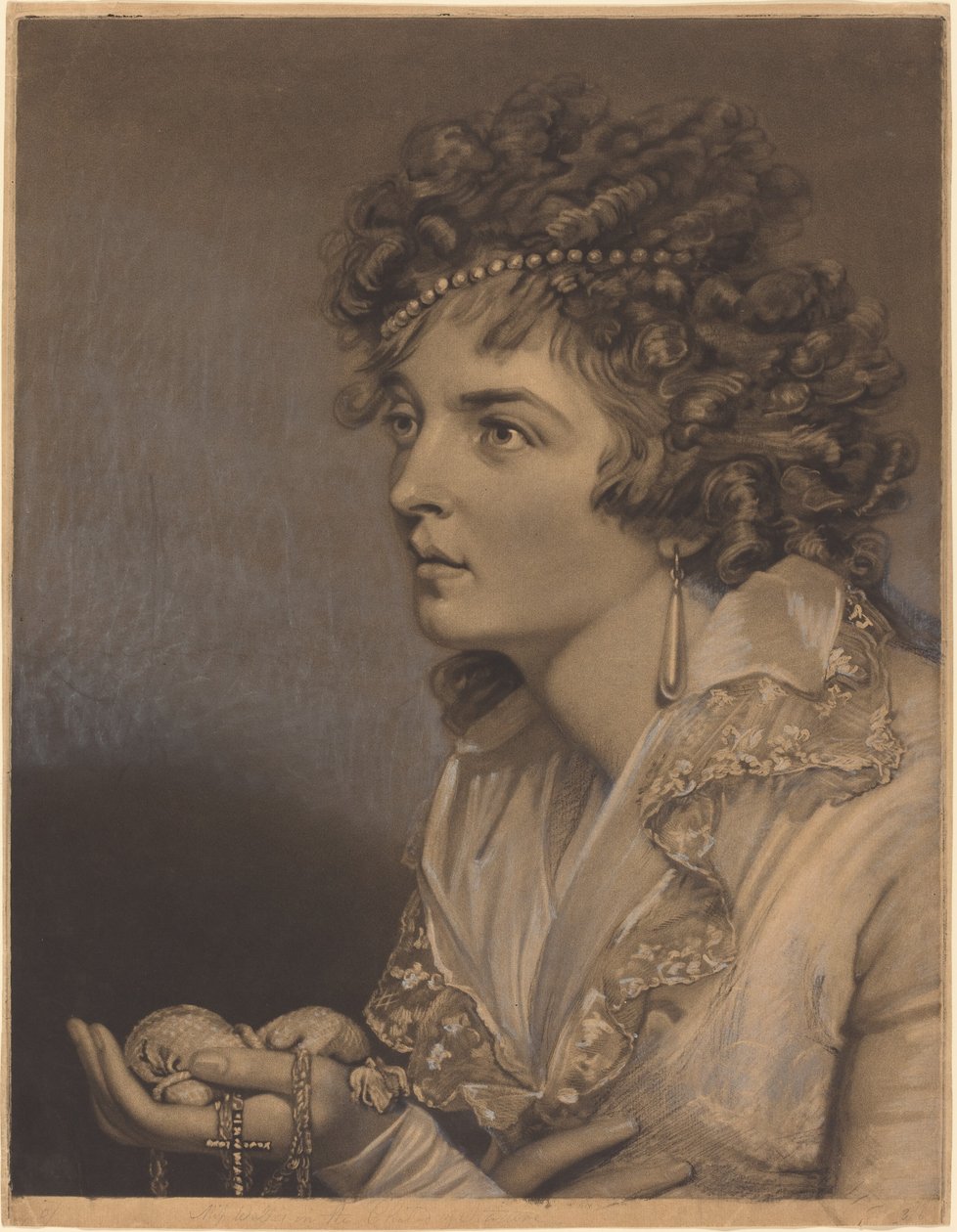 Amanthis avec des perles - John Raphael Smith