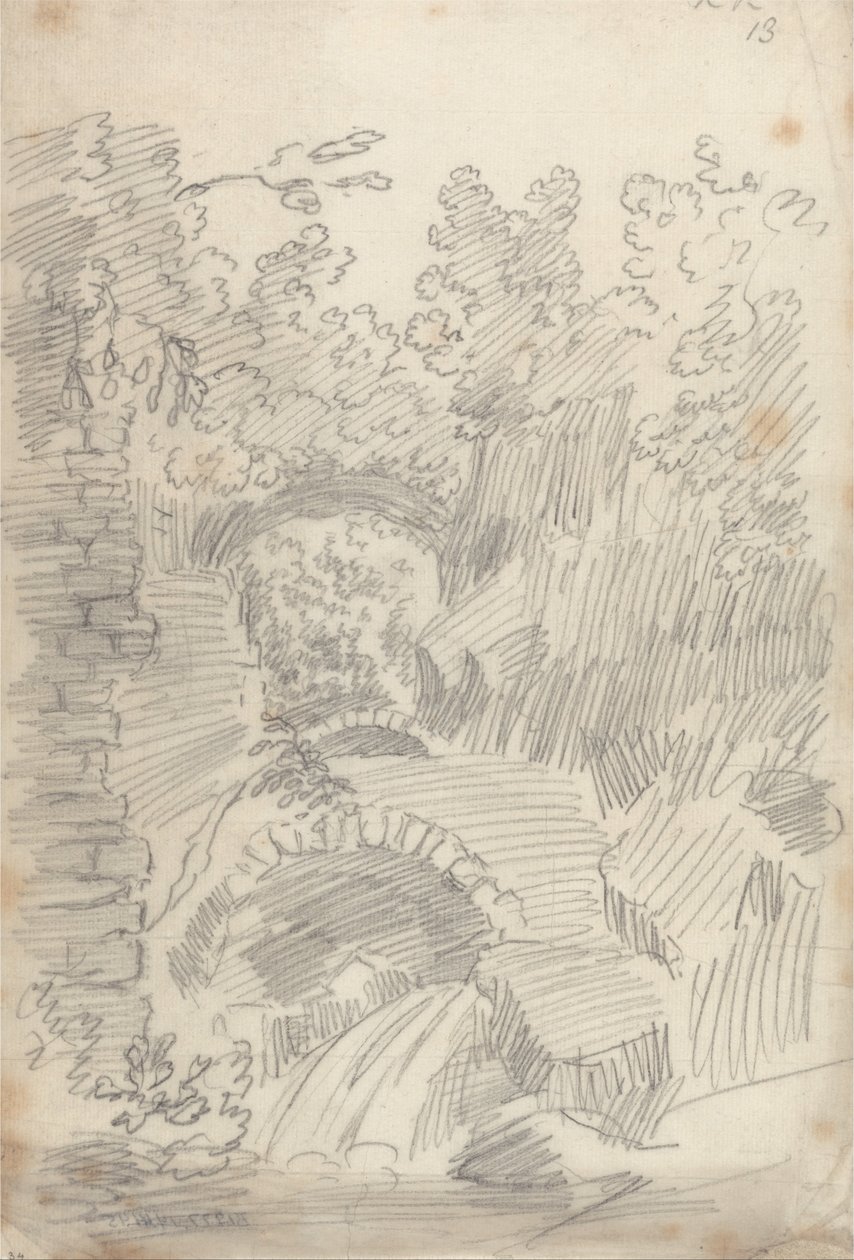 Un ravin rocheux - John Robert Cozens