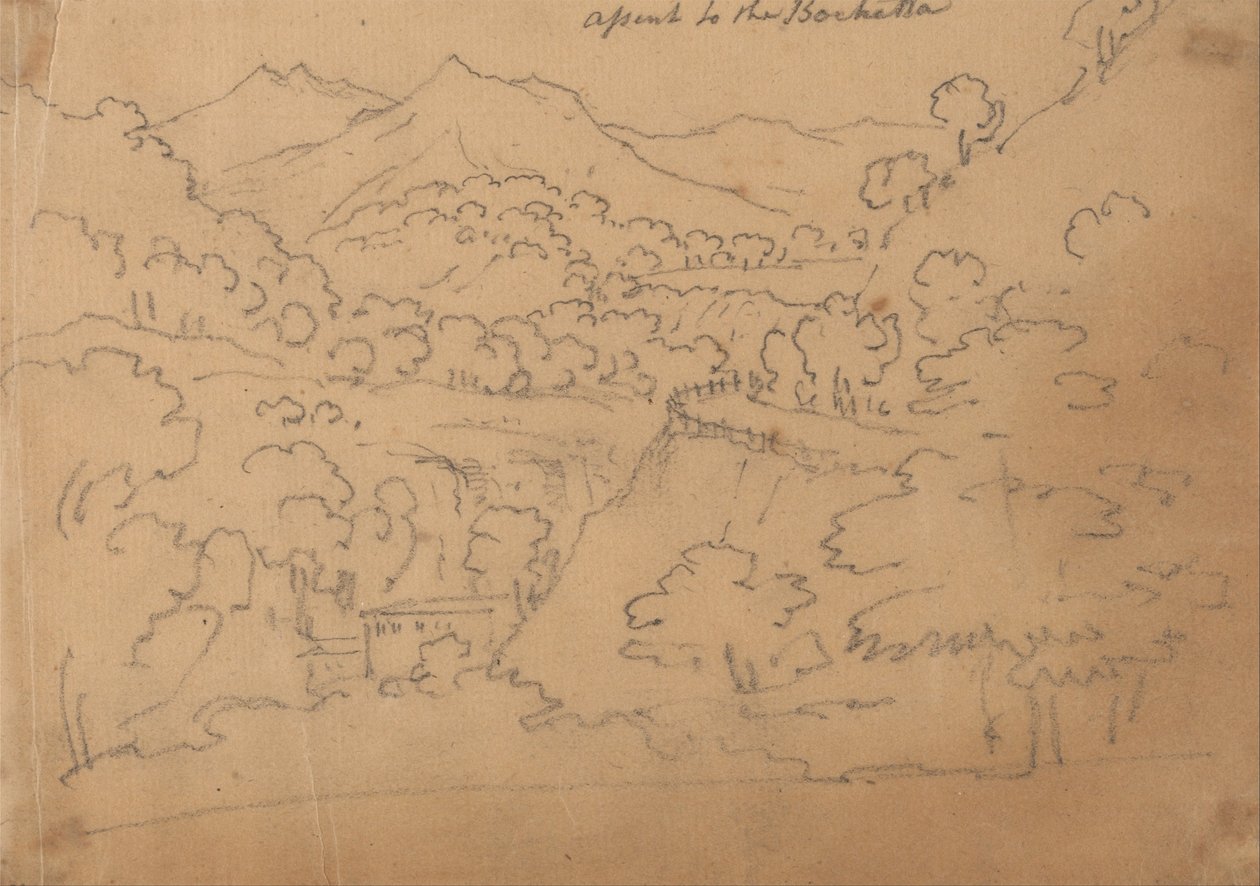 Montée à la Bochetta - John Robert Cozens