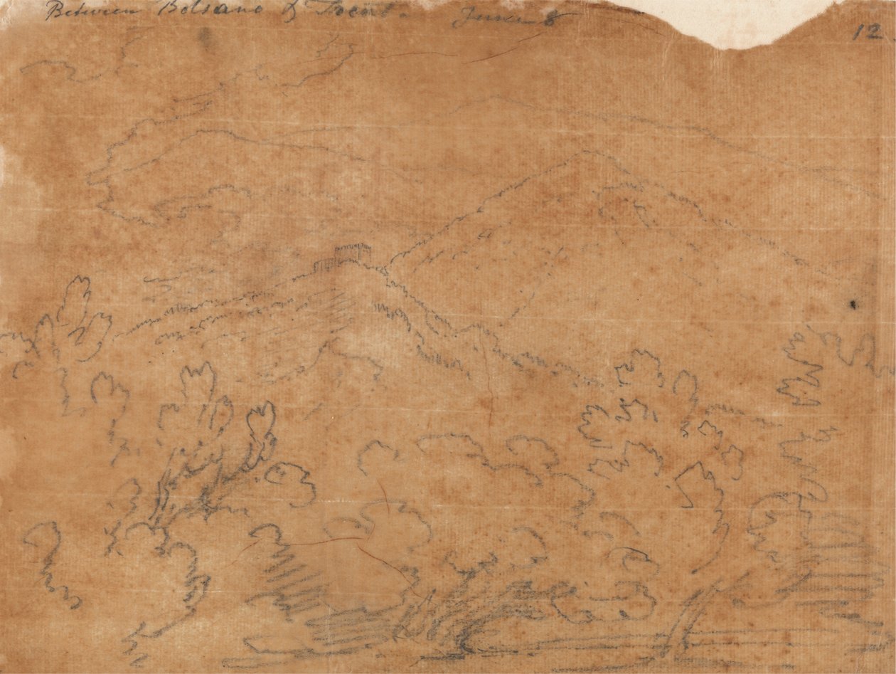 Entre Bolzano et Trente, 8 juin - John Robert Cozens