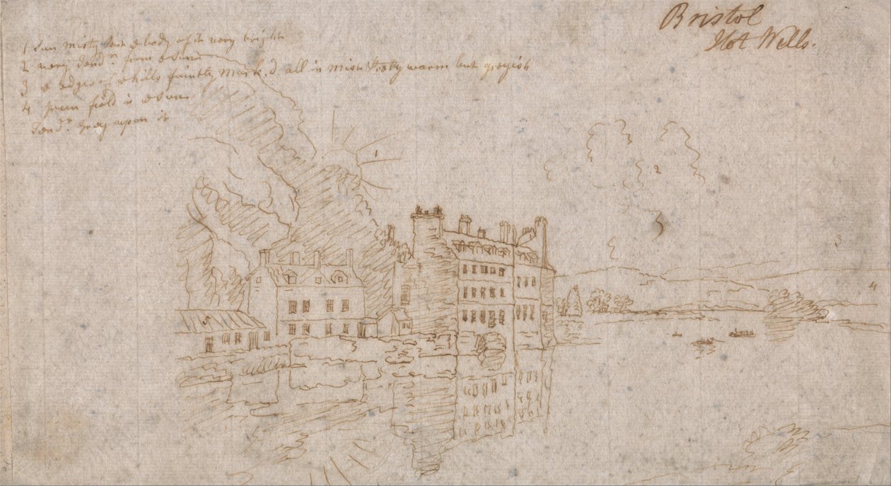 Puits chauds de Bristol - John Robert Cozens