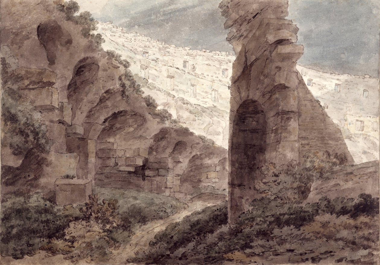Intérieur du Colisée, 1778 - John Robert Cozens