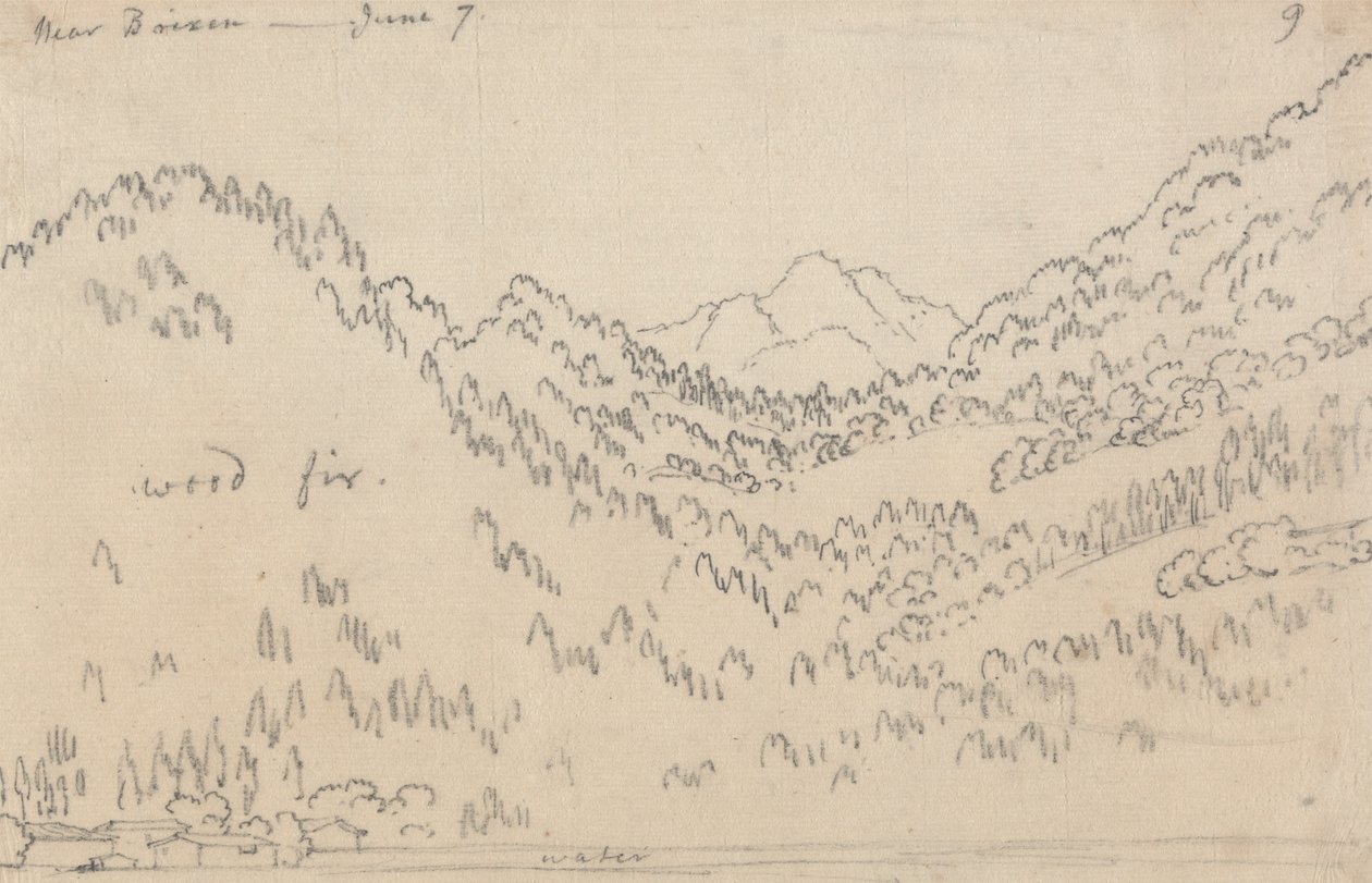 Près de Brixen, 7 juin - John Robert Cozens
