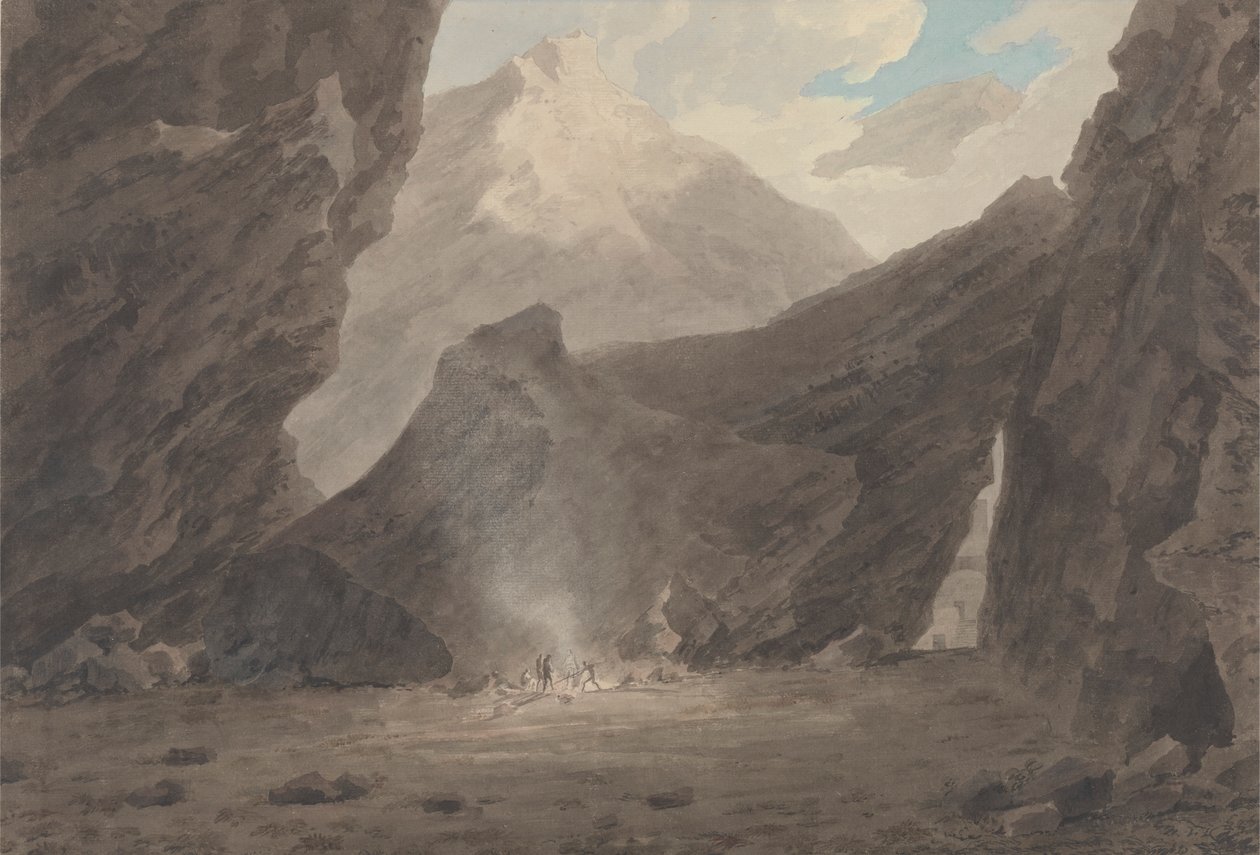 Près de Chiavenna dans les Grisons - John Robert Cozens