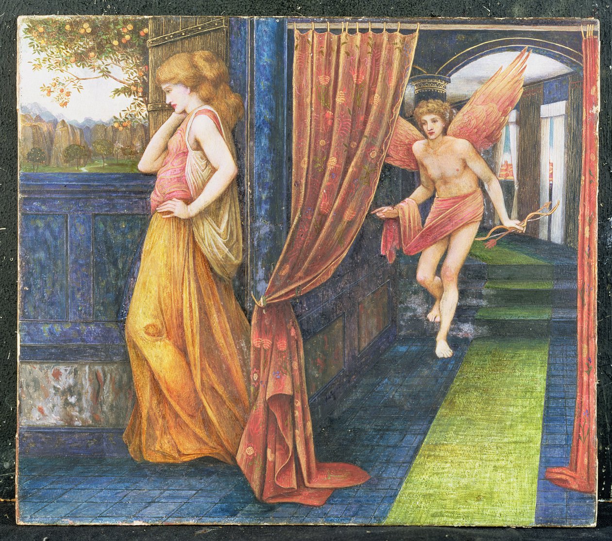 Cupidon et Psyché - John Roddam Spencer Stanhope