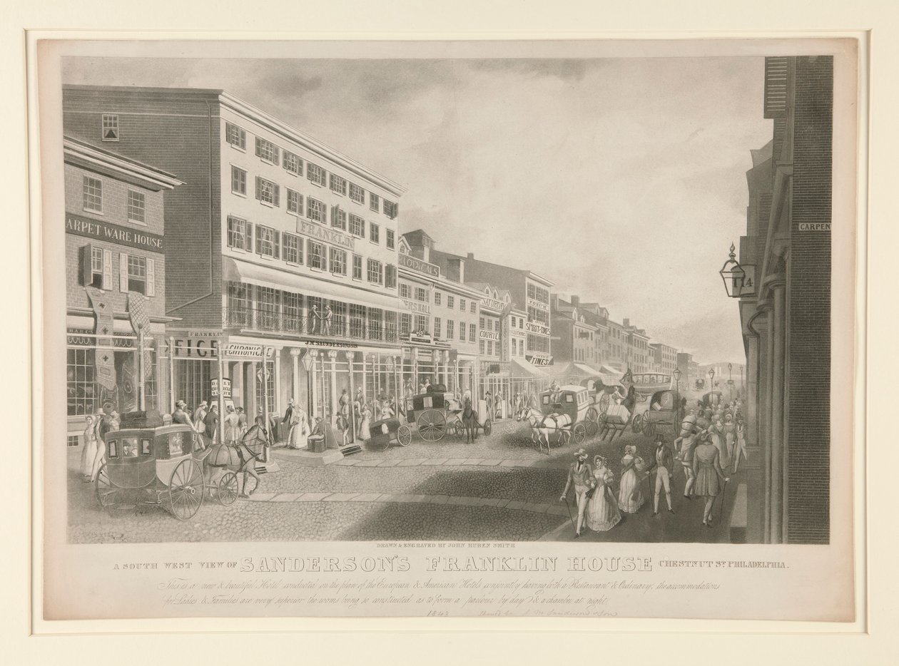 Vue sud-ouest de Sanderson - John Rubens Smith