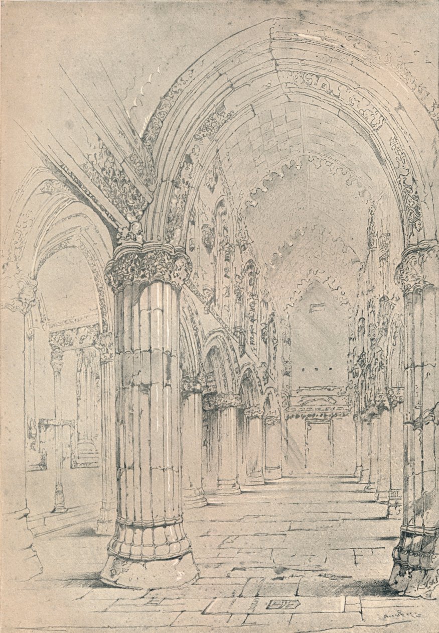 Chapelle de Roslin, 1838 - John Ruskin