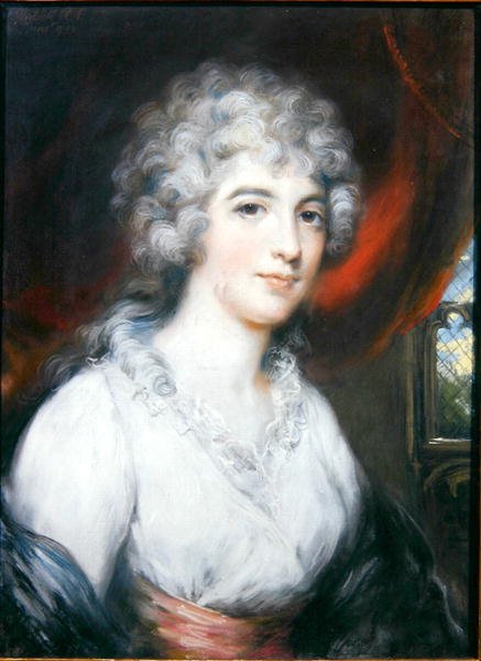Dame assise dans une chambre gothique - John Russell