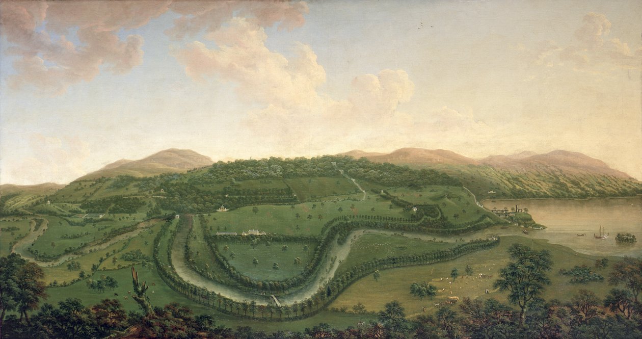 Taymouth depuis le nord, 1755 - John Sanger