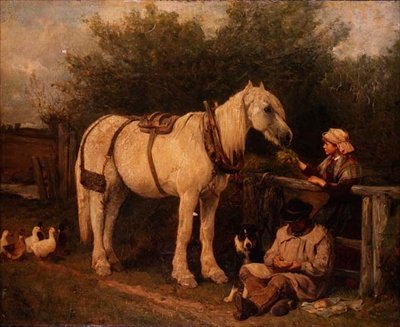 Le repos de midi - John Sargent Noble
