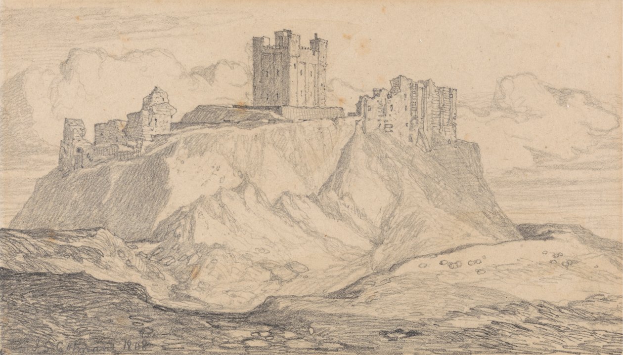Château de Bamborough, Northumberland - John Sell Cotman