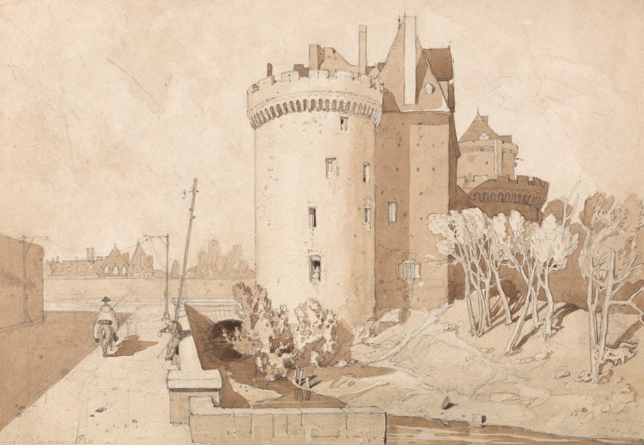 Château à Alençon - John Sell Cotman