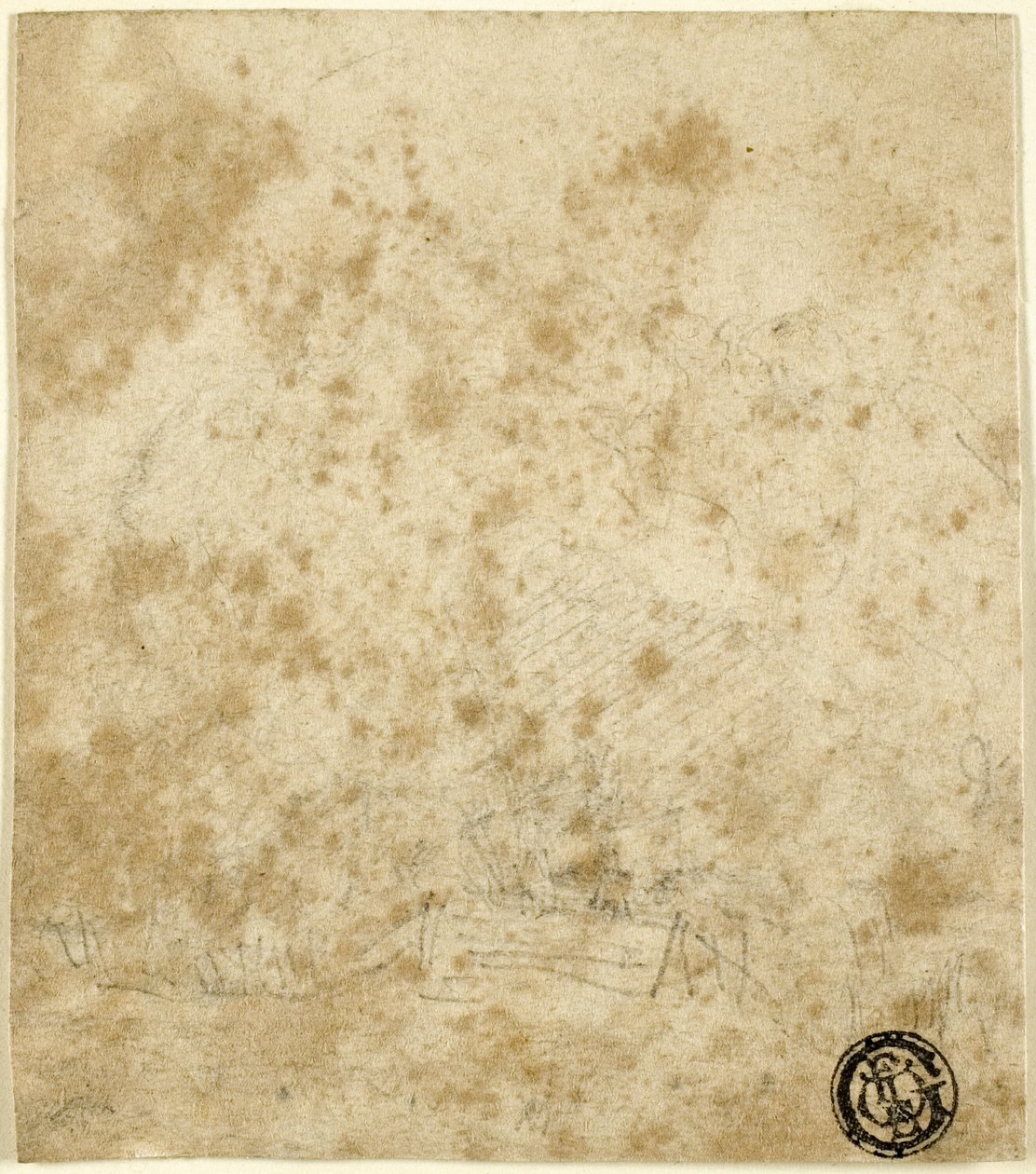 Esquisse illisible - John Sell Cotman
