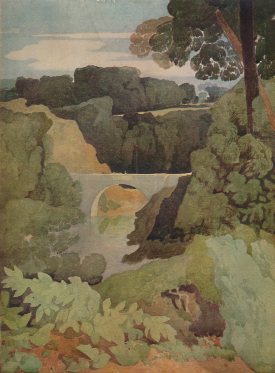 Nouveau pont, Durham, 1923 - John Sell Cotman