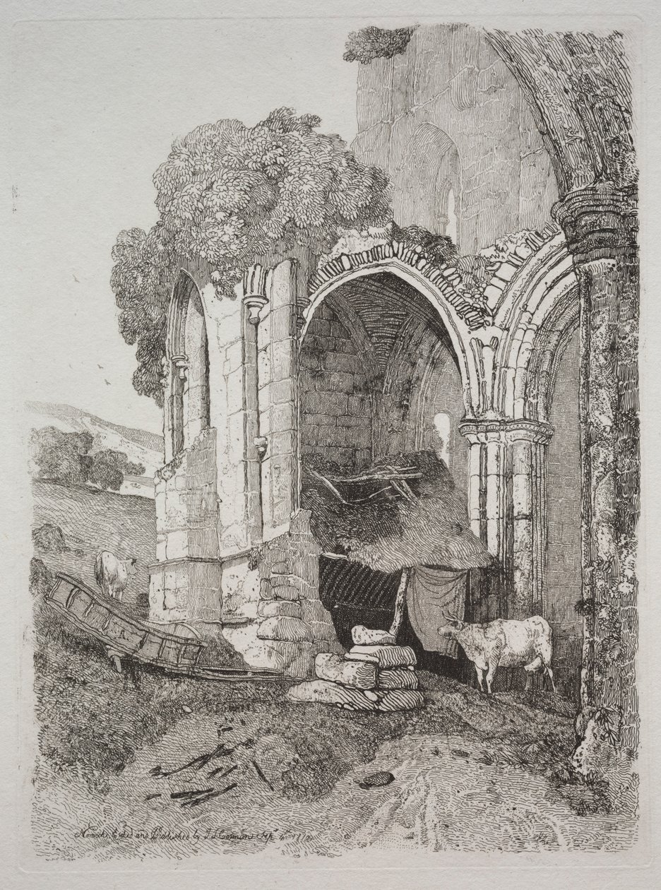 Abbaye de Rievaulx, Yorkshire, 1810 - John Sell Cotman