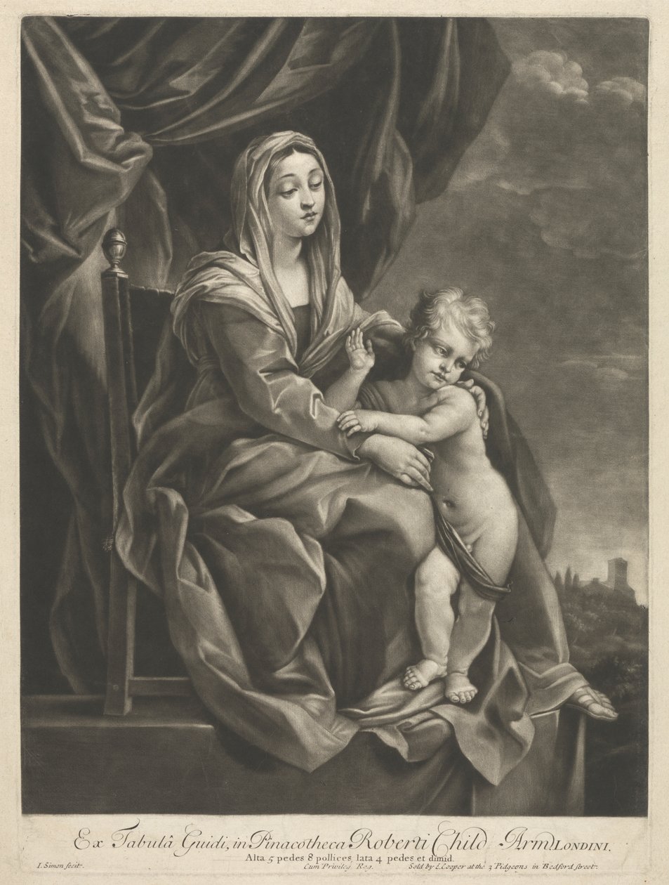 Vierge et Enfant - John Simon