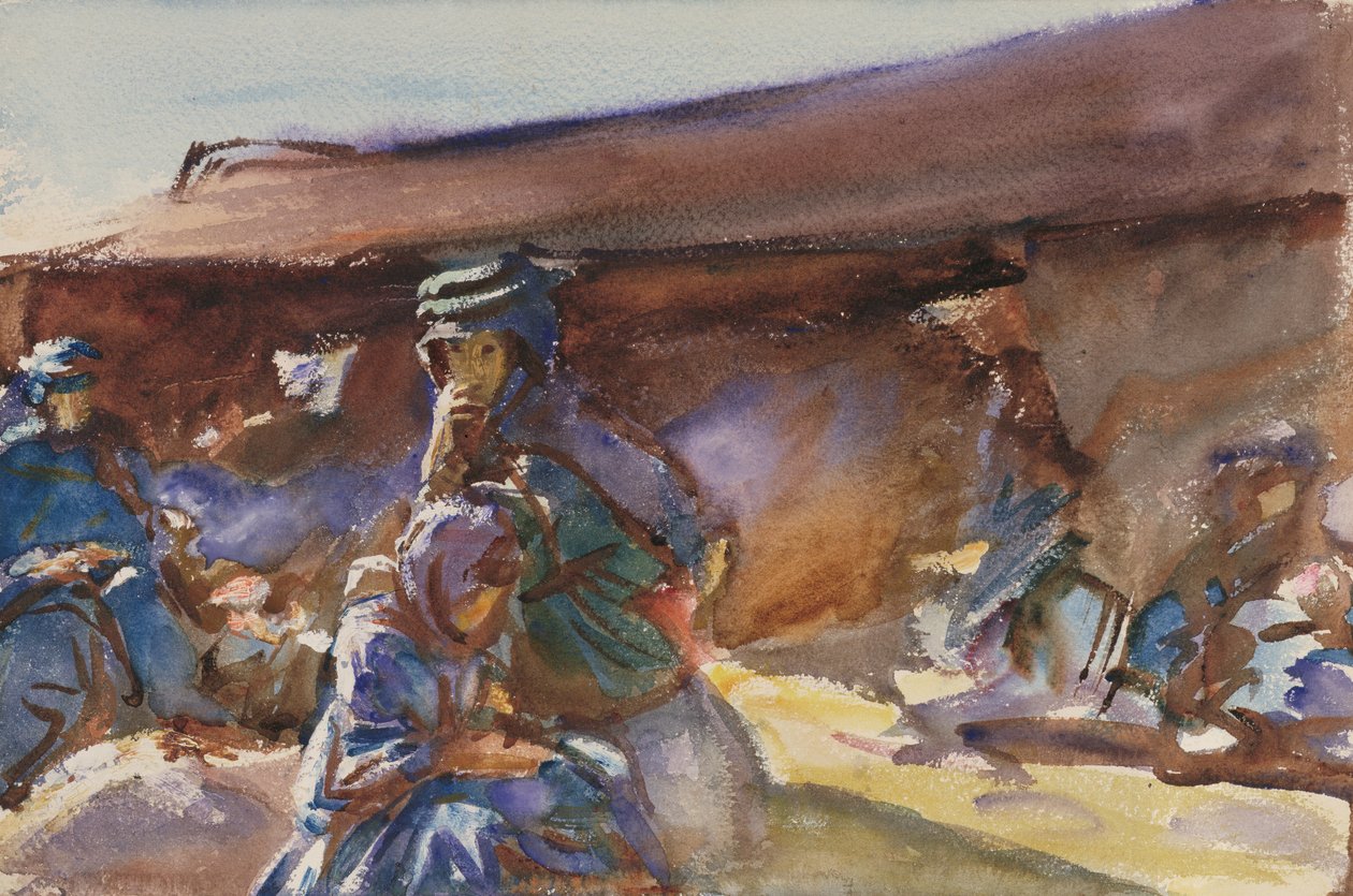 Tente noire - John Singer Sargent