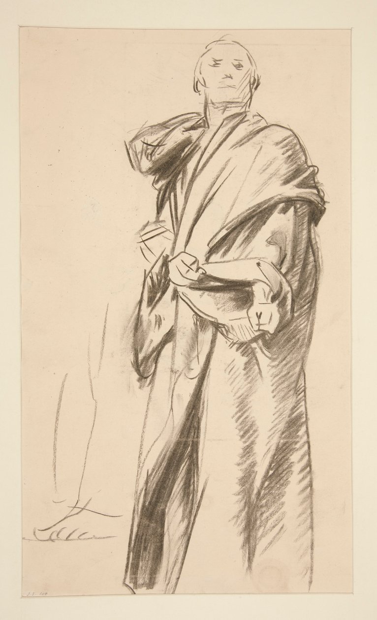 Figure drapée debout - John Singer Sargent