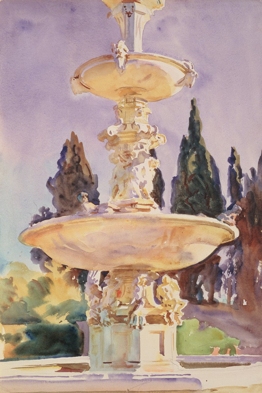 Dans une villa Médicis, c.1907 - John Singer Sargent
