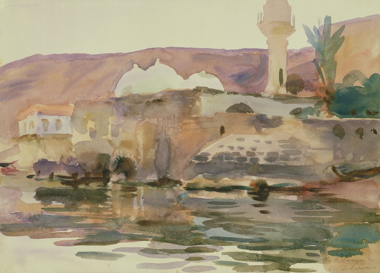 Lac de Tibériade - John Singer Sargent