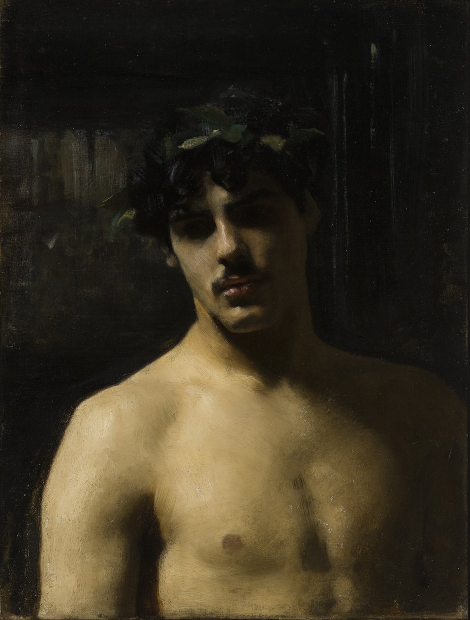Homme portant des lauriers, 1874-80 - John Singer Sargent