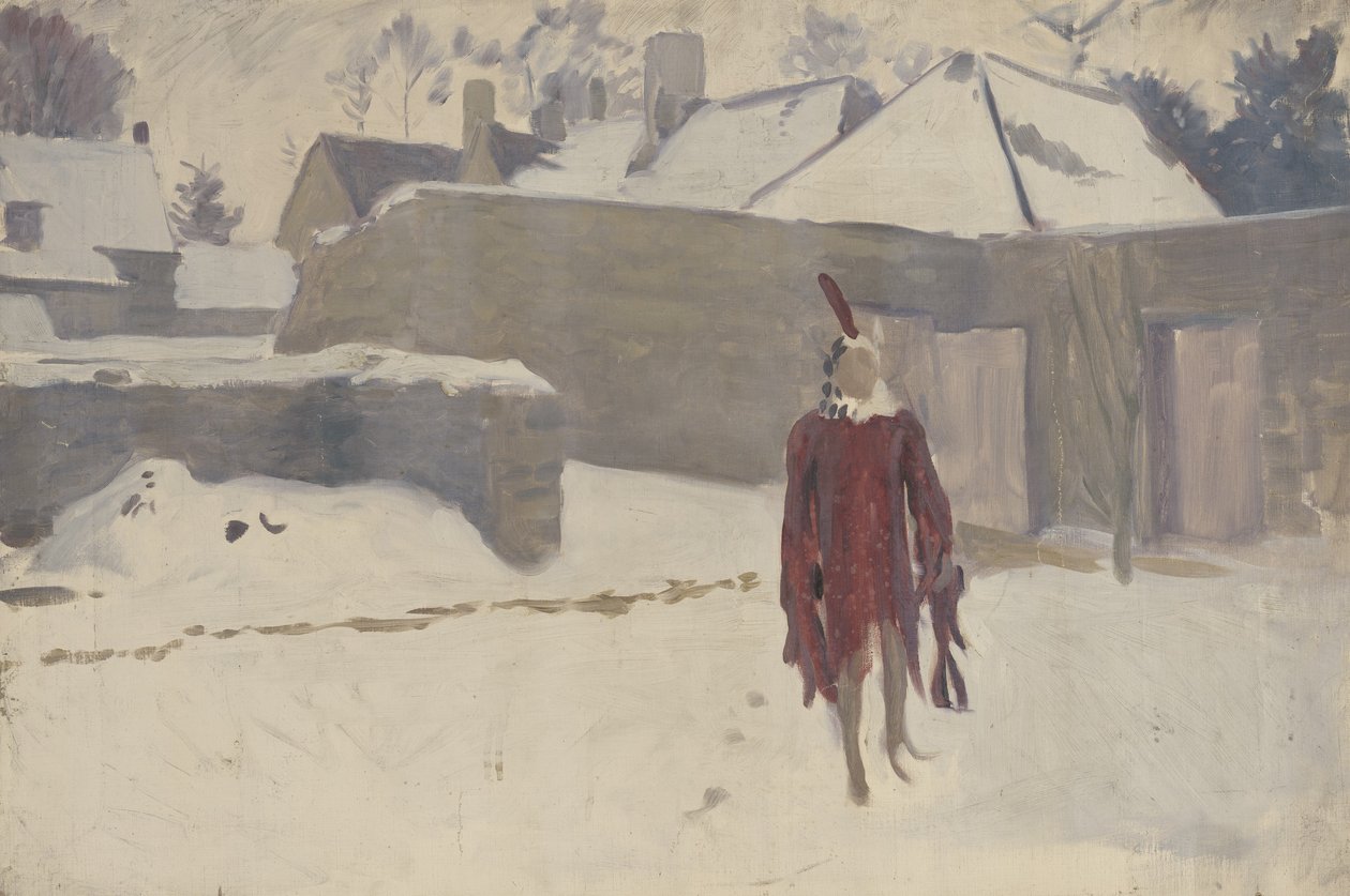 Mannequin dans la neige, vers 1893-5 - John Singer Sargent