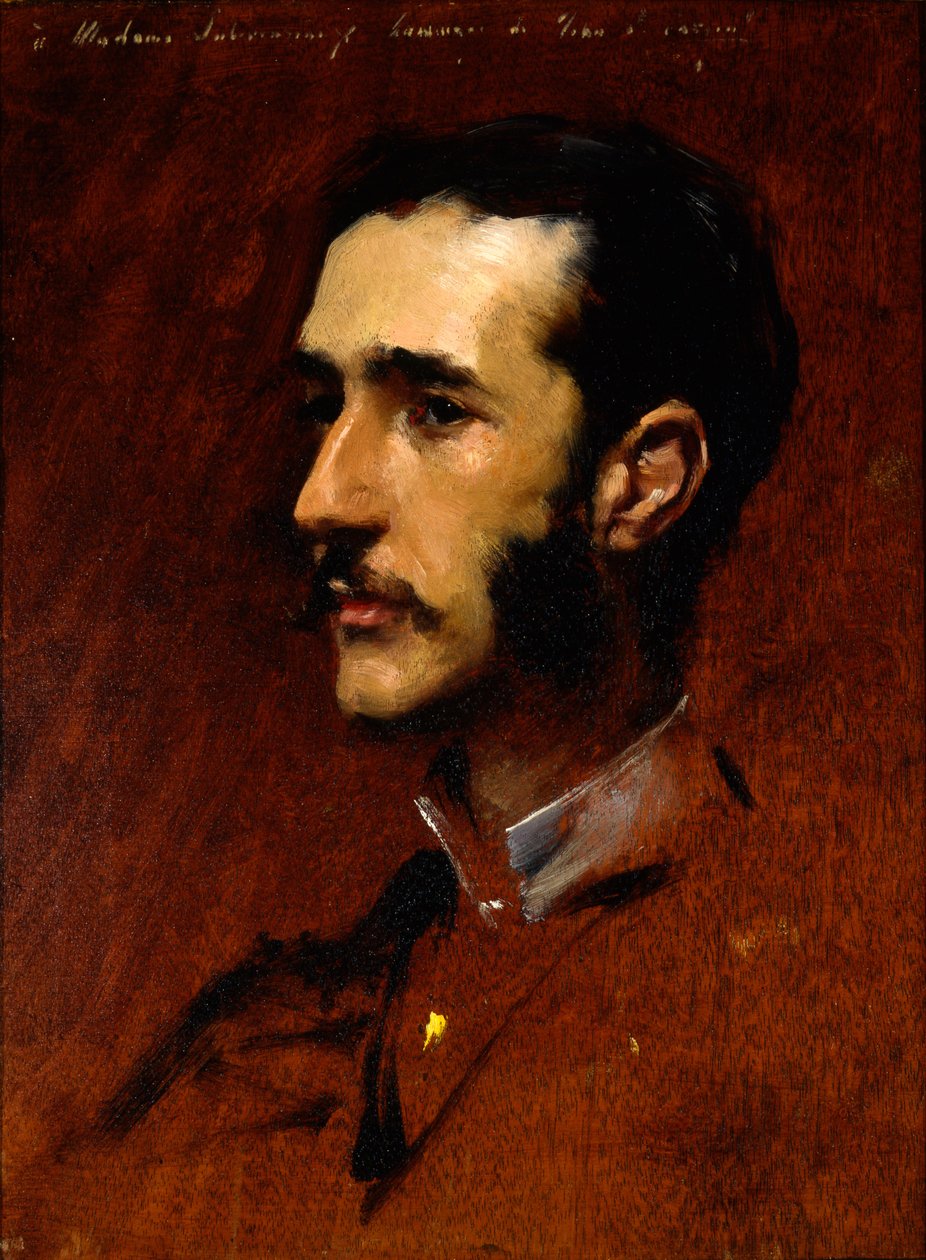 Ramon Subercaseaux, vers 1880 (huile sur panneau) - John Singer Sargent