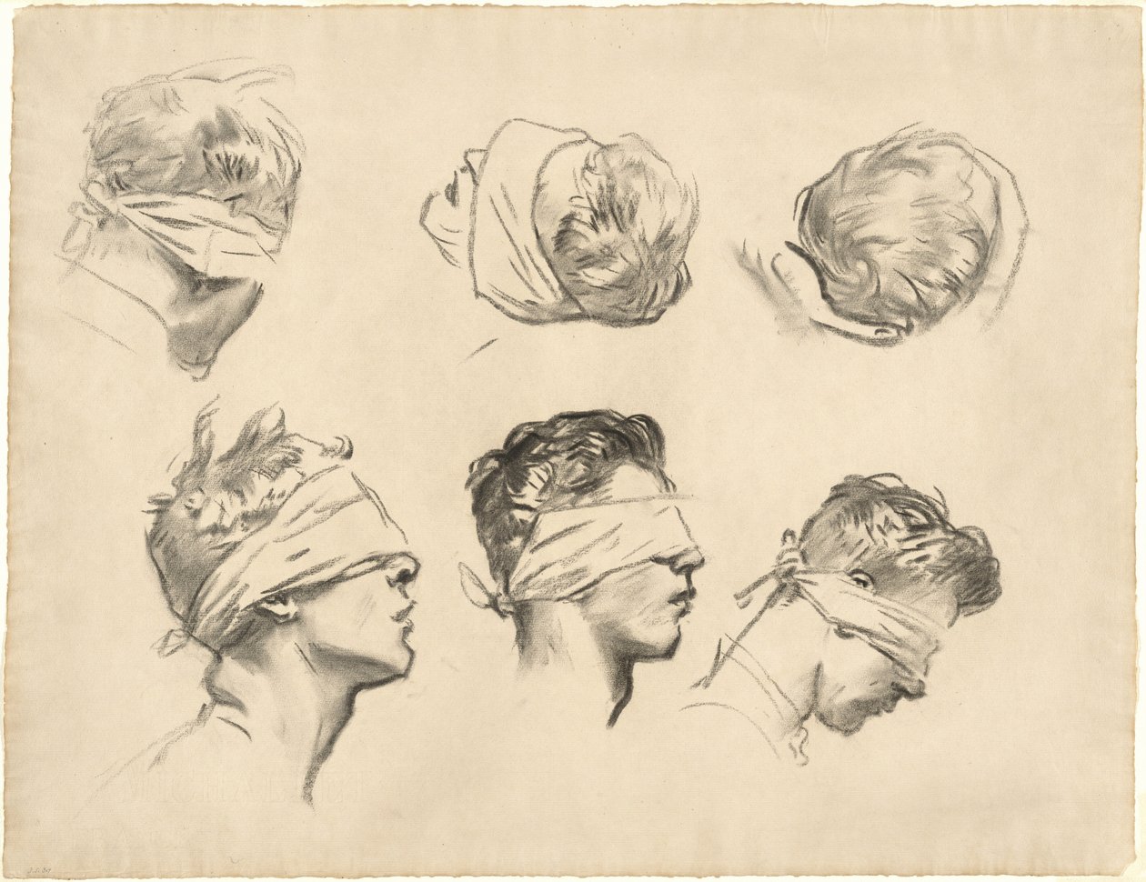Études pour "Gassed" - John Singer Sargent