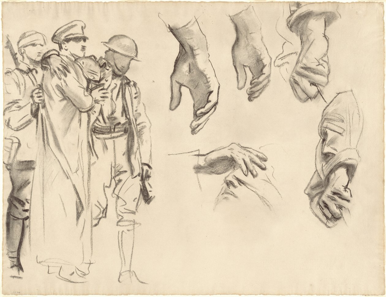 Études pour "Gassed" - John Singer Sargent