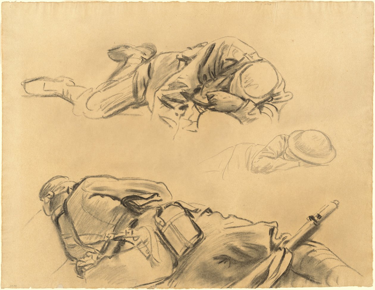 Études pour "Gassed" - John Singer Sargent