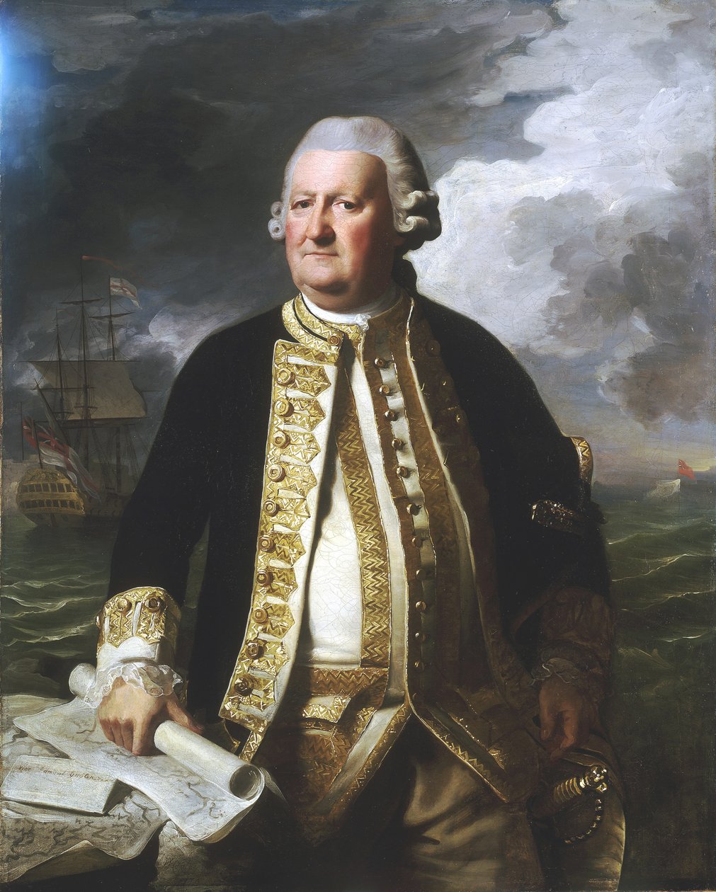 Amiral Clark Gayton (1720-1787) - John Singleton Copley