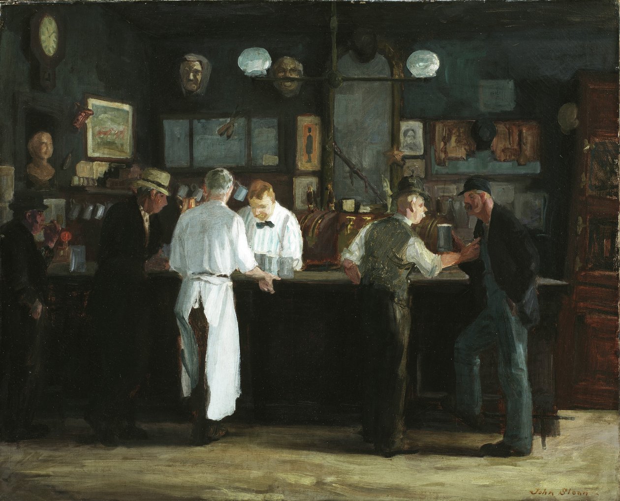 Le Bar de McSorley - John French Sloan