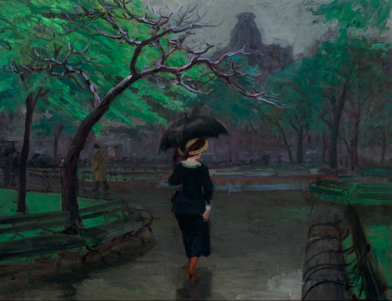 Pluie de Printemps, New York - John French Sloan