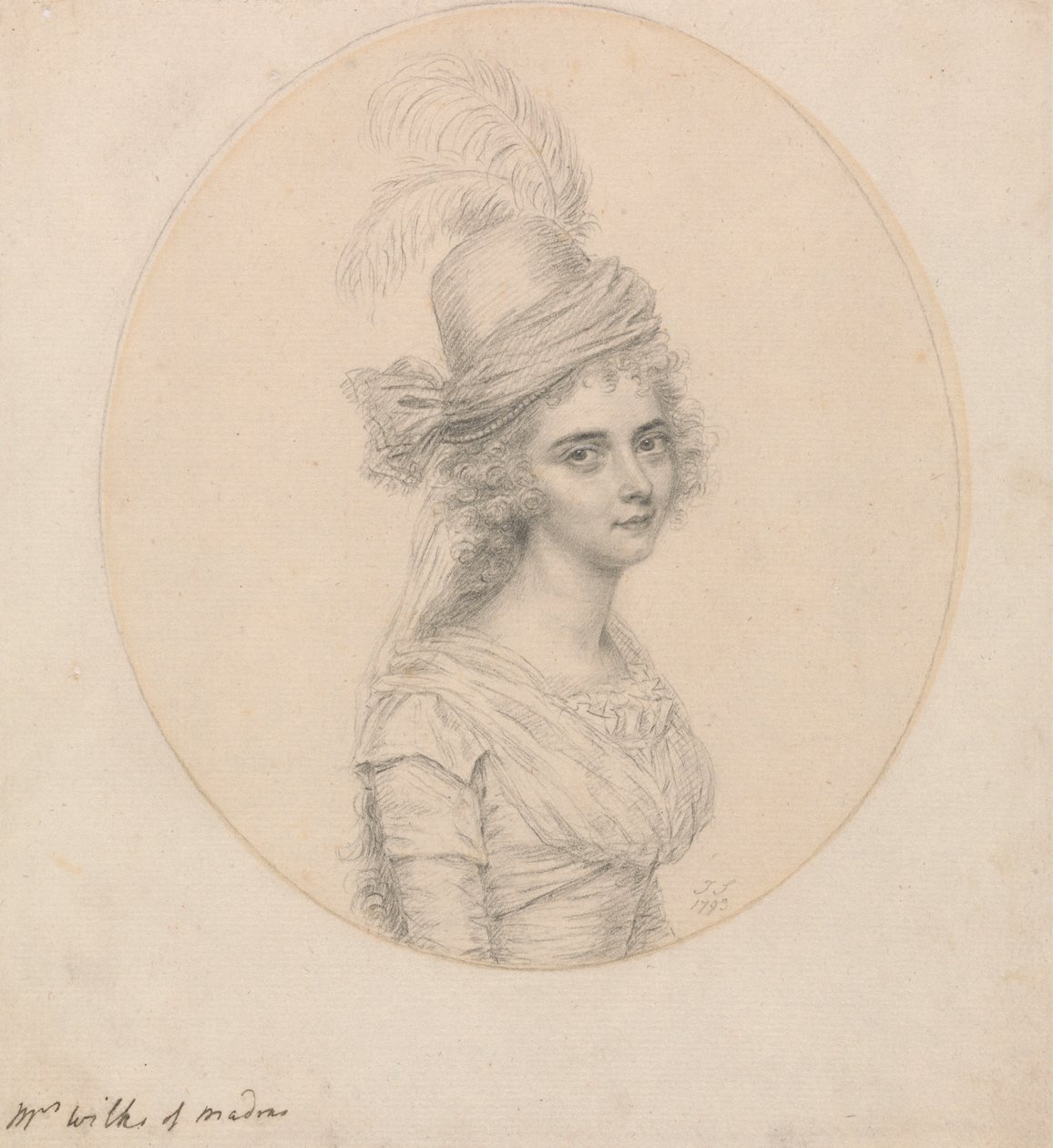 Portrait de Mme Wilks de Madras - John Smart