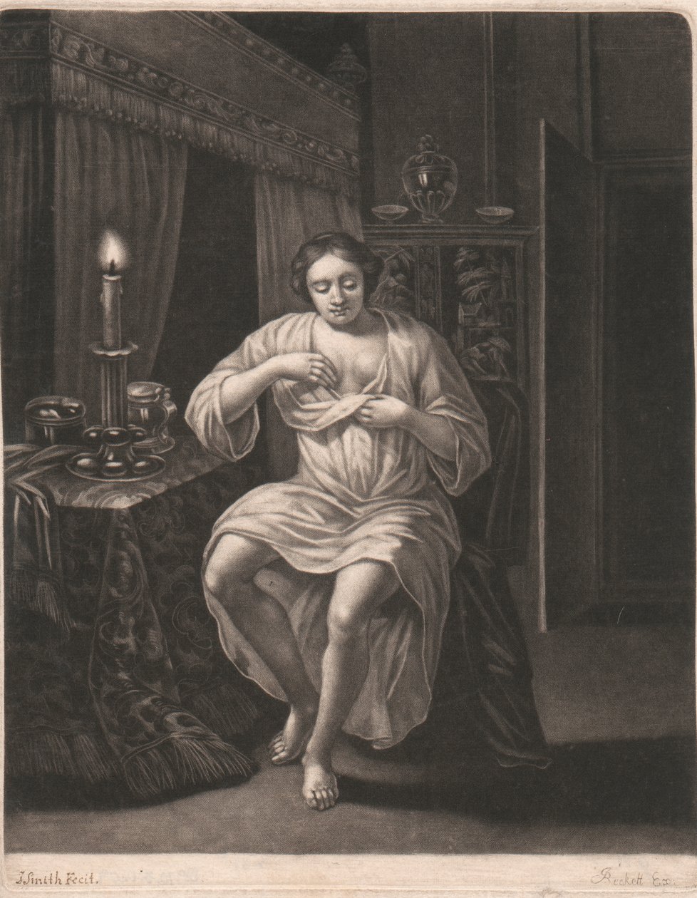 Femme se déshabillant - John Smith