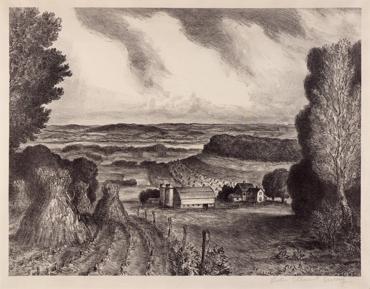 Vallée du Wisconsin - John Steuart Curry