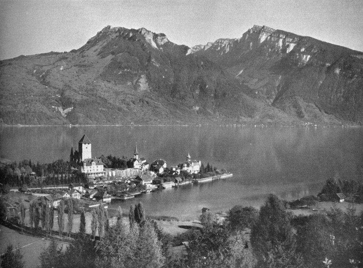 Spiez, sur le lac de Thoune, 1910 - John Swain and Son