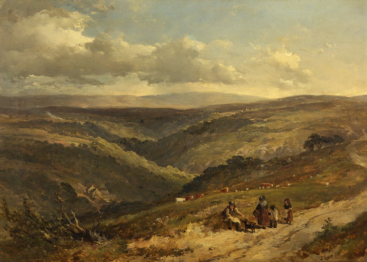 Route de Porlock et vallée de Doone - John Syer