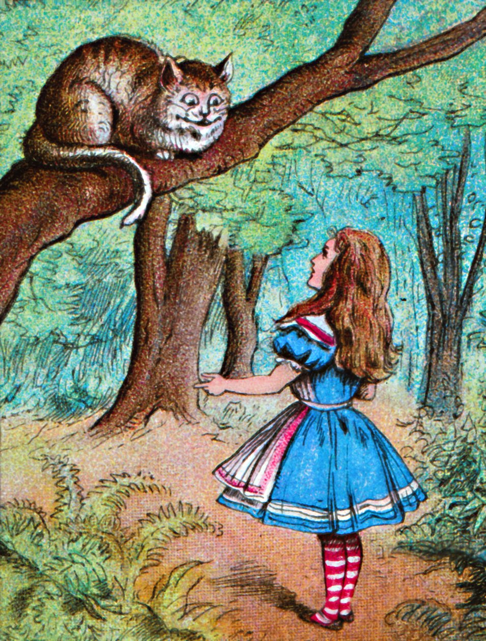 Alice et le Chat du Cheshire - John Tenniel