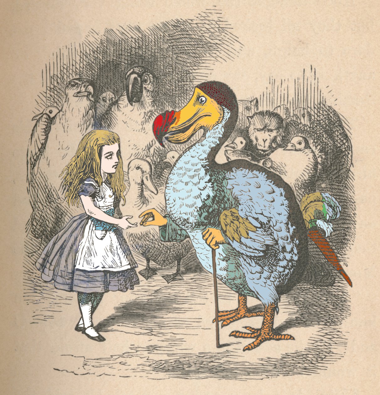 Alice et le Dodo, 1889 - John Tenniel