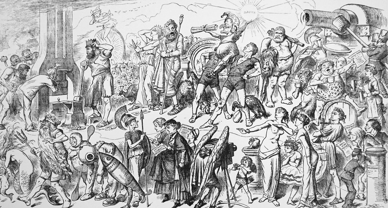 La science appliquée conquiert tout - John Tenniel
