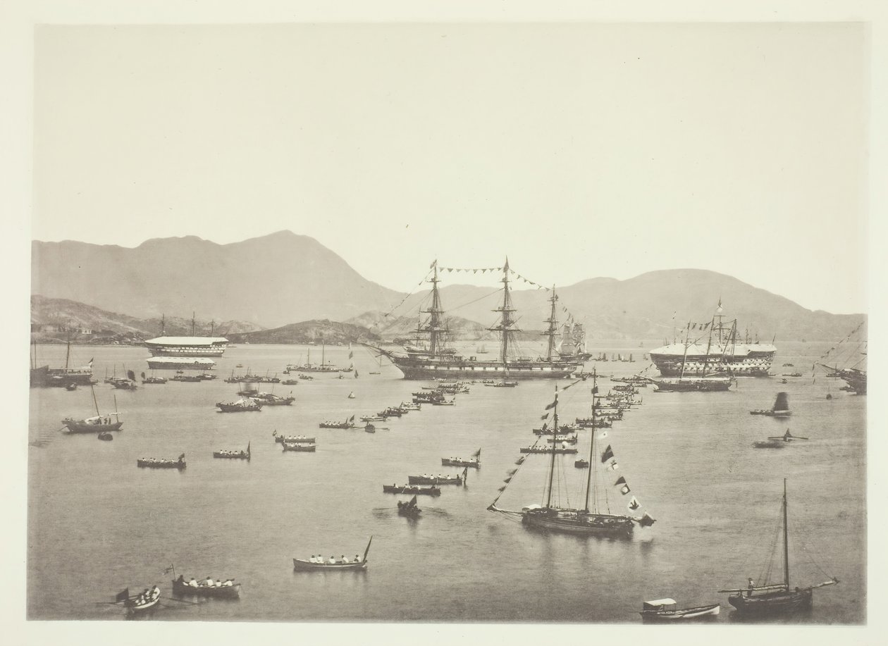 Le port, Hong-Kong, vers 1868 - John Thomson