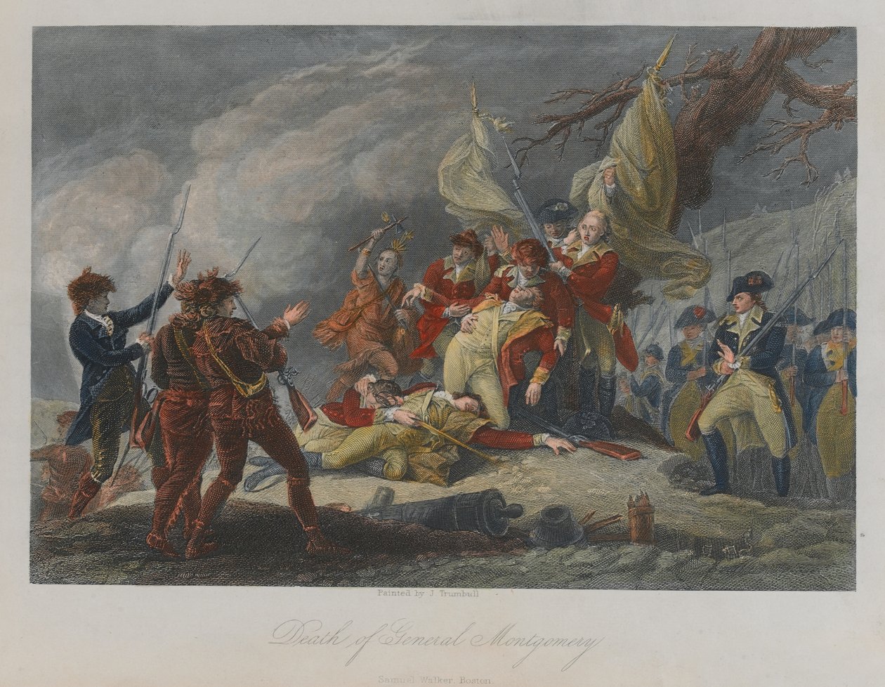 Mort du général Montgomery, 1775 - John Trumbull