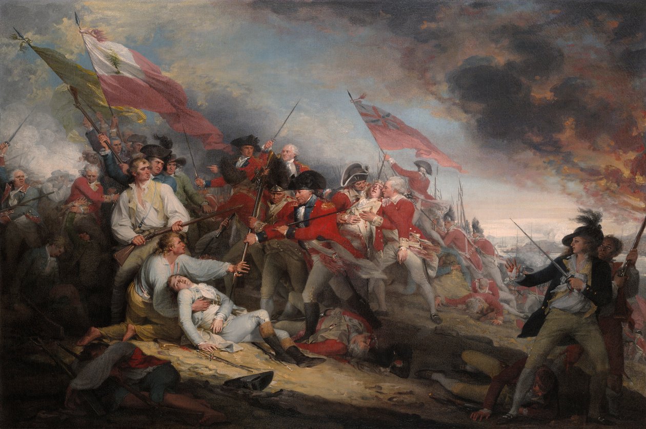 La Bataille de Bunker - John Trumbull