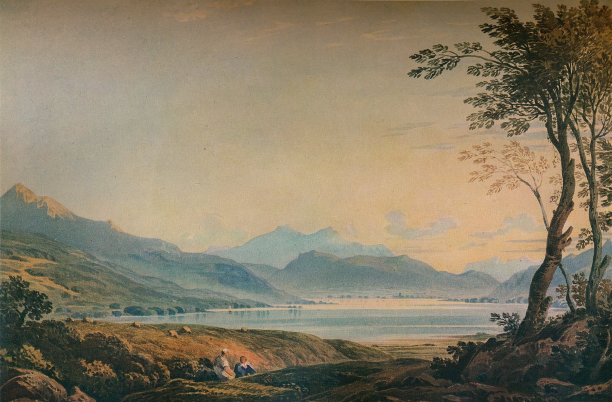 Windermere depuis Bowness - John Varley I