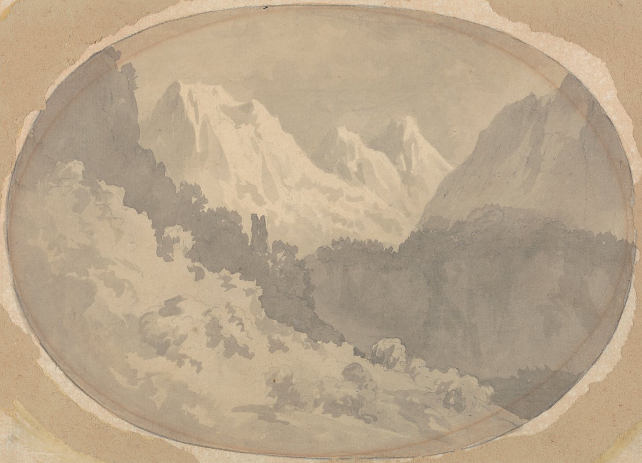 Scène alpine - John Warwick Smith