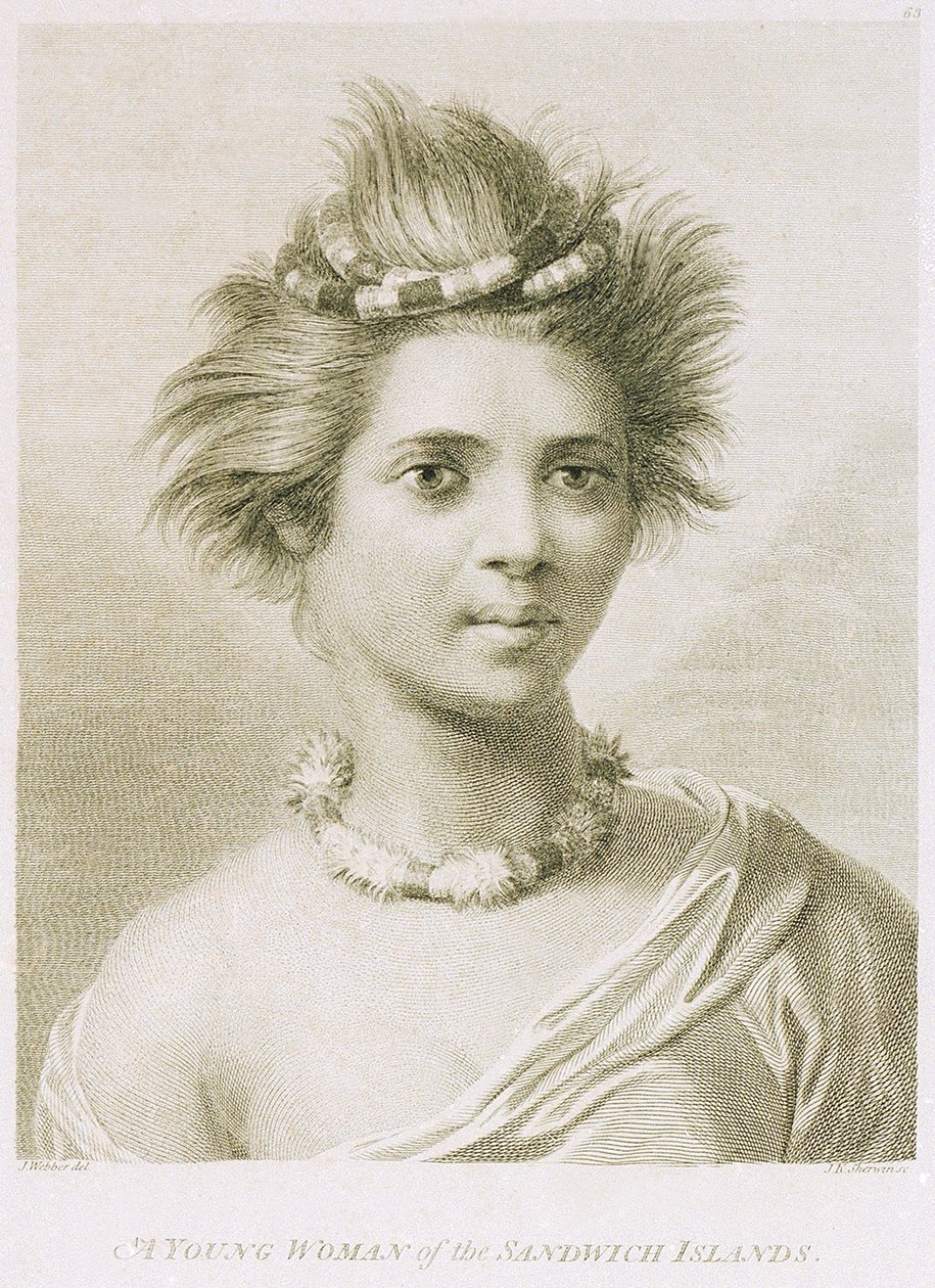 Une jeune femme des îles Sandwich - John Webber