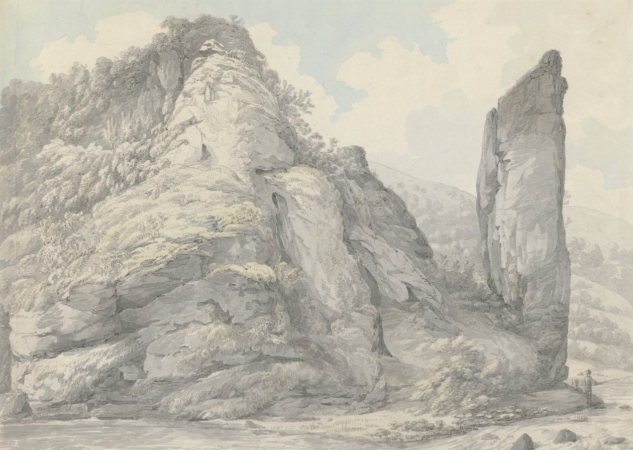 Paysage dans le Derbyshire - John Webber