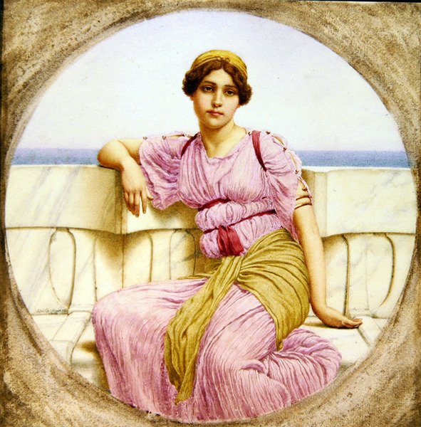 Réflexions, 1918 - John William Godward